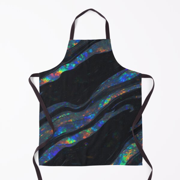 Item preview, Black Opal Iridescent Stripe Texture designed and sold by SurfaceCraft Studio.