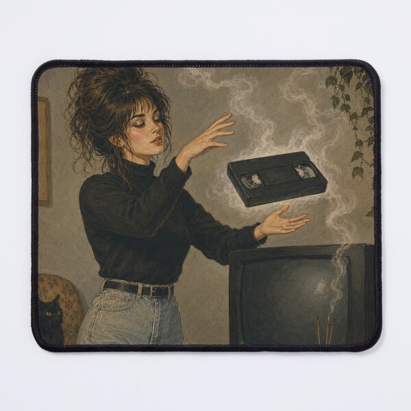 Item preview, VCR Hexing - 90s Witchy Woman designed and sold by bapupa.