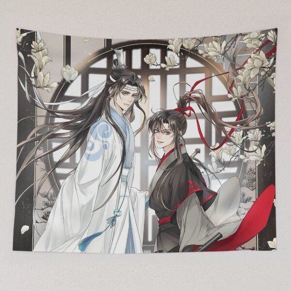 Item preview, Ancient couple white blossom designed and sold by nowellacorten.