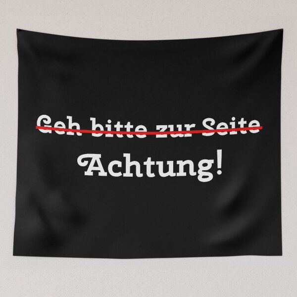 Item preview, please to the side, attention, Palatinate sayings designed and sold by Kirei-Lily.