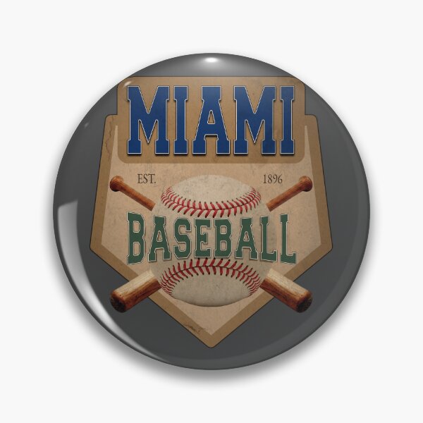Item preview, Miami Baseball Vintage Retro Sports Design designed and sold by RonnyMilleo.