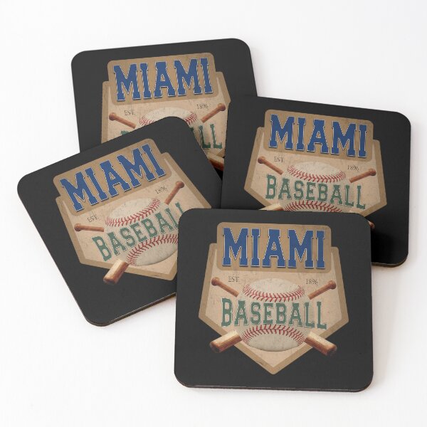 Item preview, Miami Baseball Vintage Retro Sports Design designed and sold by RonnyMilleo.
