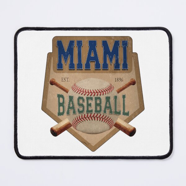 Item preview, Miami Baseball Vintage Retro Sports Design designed and sold by RonnyMilleo.