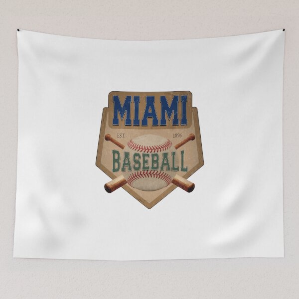 Item preview, Miami Baseball Vintage Retro Sports Design designed and sold by RonnyMilleo.