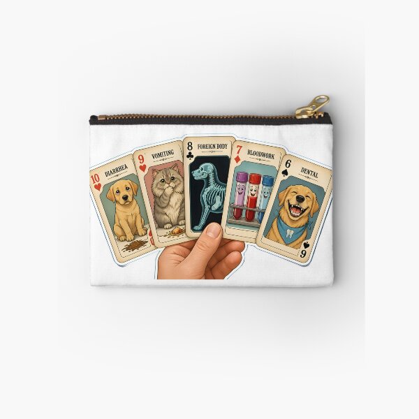 Item preview, The Daily Cases – Funny Veterinary Playing Cards for Vets designed and sold by Bettybee00.