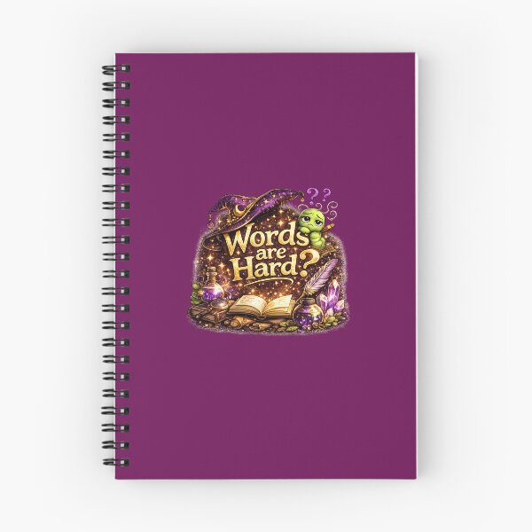 Item preview, Words are Hard Sometimes designed and sold by Loula the Nerd Goblin.