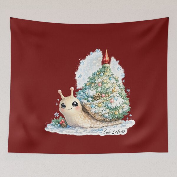 Item preview, Christmas Tree Snail designed and sold by LuluLeb.