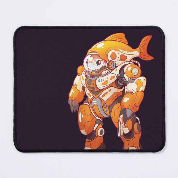 Item preview, Maurice the bounty-hunting goldfish designed and sold by Djangle.