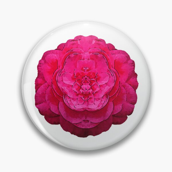 Item preview, japanese flowers, camellia water pixel in front designed and sold by Kirei-Lily.