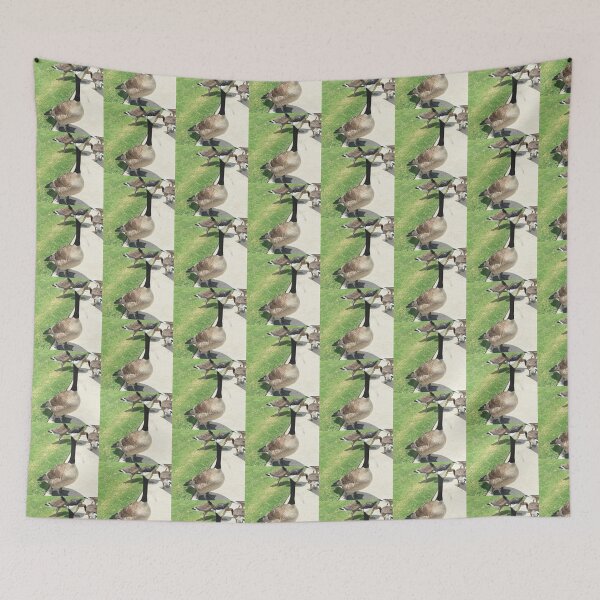 Item preview, Canada Geese Colored Pencil Art Print designed and sold by KaleChub.