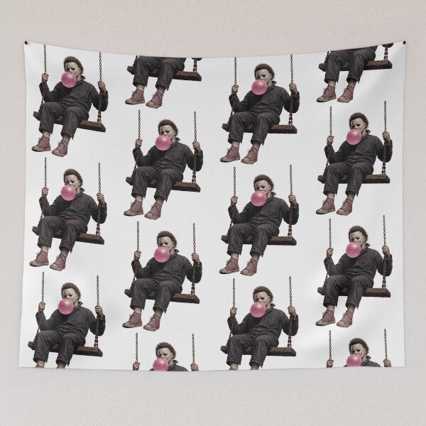 Item preview, Funny Michael Blowing Bubble Gum on Swing Horror designed and sold by camronrufuh.