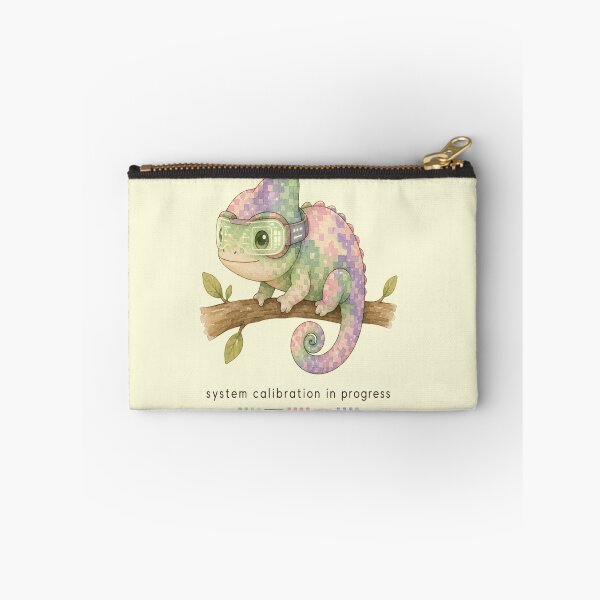 Item preview, System Calibration In Progress - Cute Cyber Chameleon designed and sold by DesignByHarun.