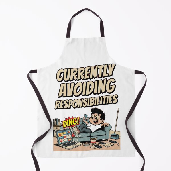Item preview, Currently Avoiding Responsibilities Comic Design designed and sold by Nano-Threads.