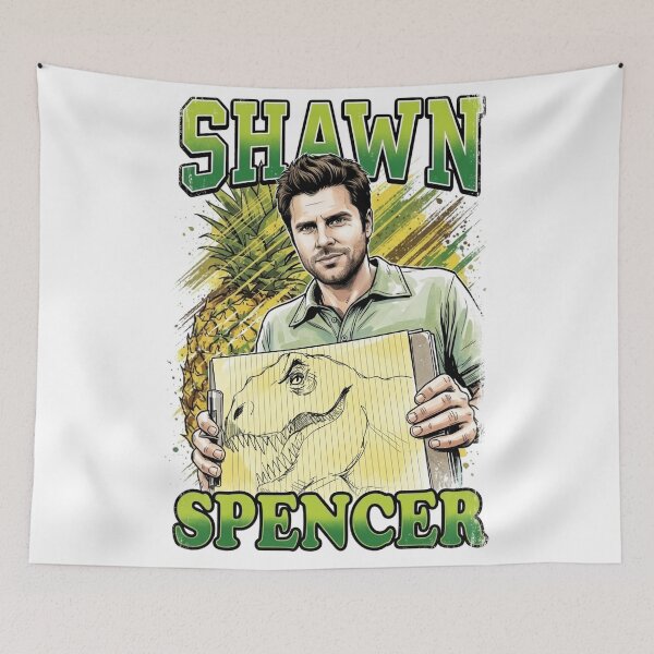 Item preview, Shawn Spencer Psych Retro 90s Vintage Bootleg Style designed and sold by Thogan0416.