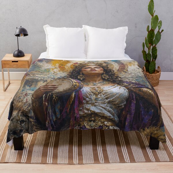 Item preview, Cybele Phrygia mother goddess painting designed and sold by GalleryKauffeld.