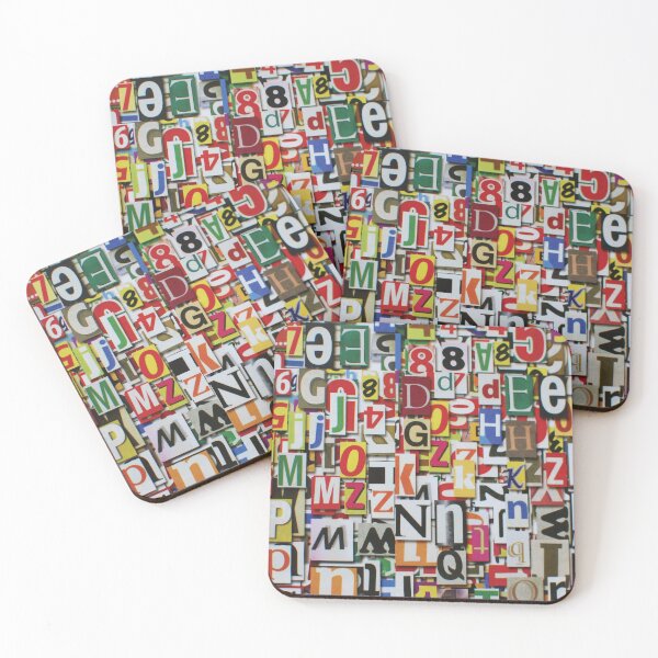 Item preview, Letters and Numbers Collage designed and sold by Ari-Ads.