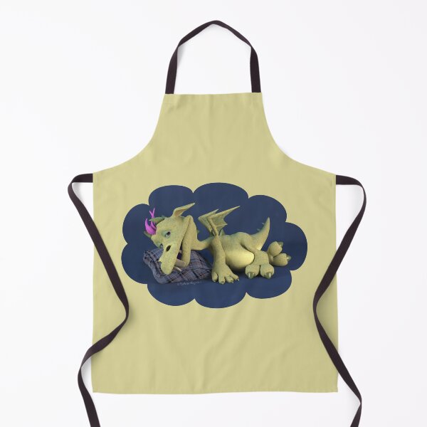 Item preview, Little Dragon lying down Light Green designed and sold by Roberta Angiolani.