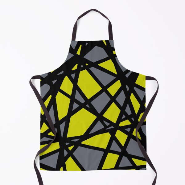 Artikelvorschau, Minimalistische Grafik mit abstrakten gelben und schwarzen geometrischen Linien entworfen und verkauft von taiche.