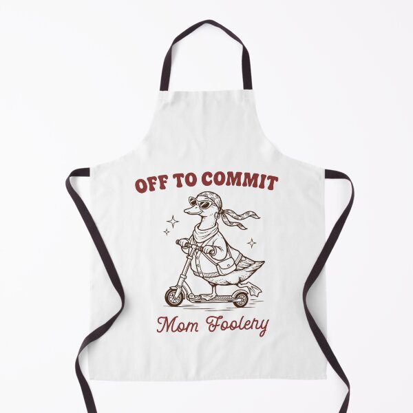 Item preview, Mama Goose Shirt Funny Goose Scooter First Mother's Day Gift Pregnancy Announcement Off To Commit Mom Foolery  designed and sold by LessIsLoud.