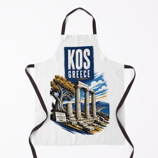 Item preview, Kos Greece Vintage Travel Poster designed and sold by TravelersGems.