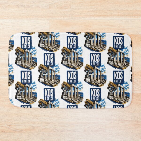 Item preview, Kos Greece Vintage Travel Poster designed and sold by TravelersGems.