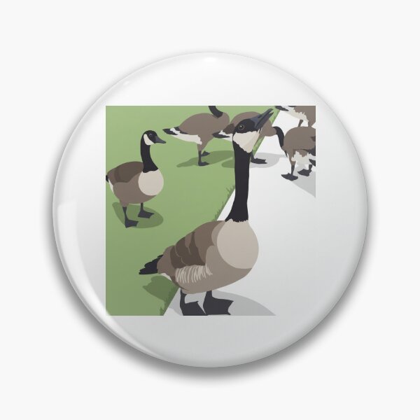 Item preview, Canada Geese Vector Art Print designed and sold by KaleChub.