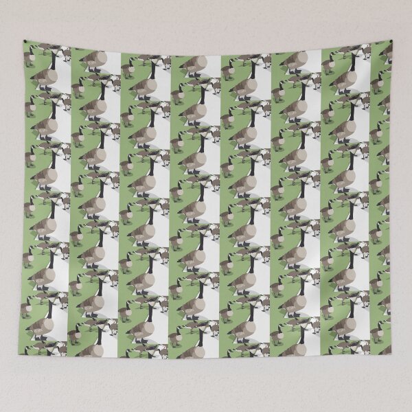 Item preview, Canada Geese Vector Art Print designed and sold by KaleChub.