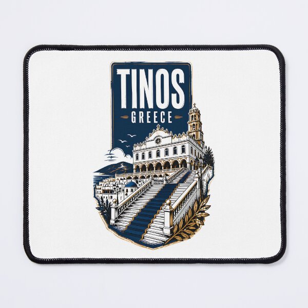 Item preview, Tinos Greece Vintage Travel Poster designed and sold by TravelersGems.
