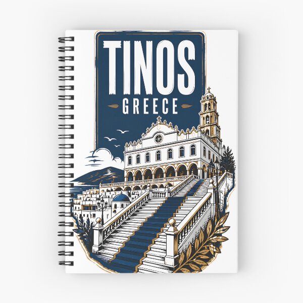 Item preview, Tinos Greece Vintage Travel Poster designed and sold by TravelersGems.