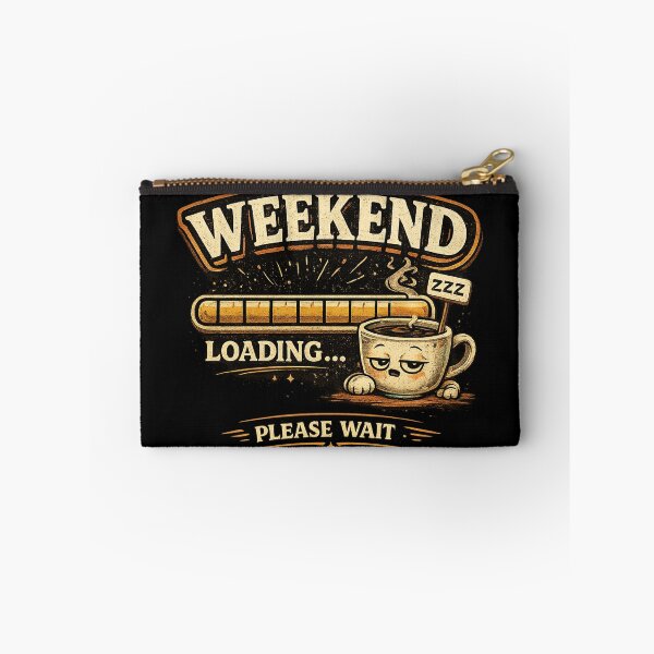 Item preview, Weekend Loading Funny Coffee Design designed and sold by Mohamedeinoo.
