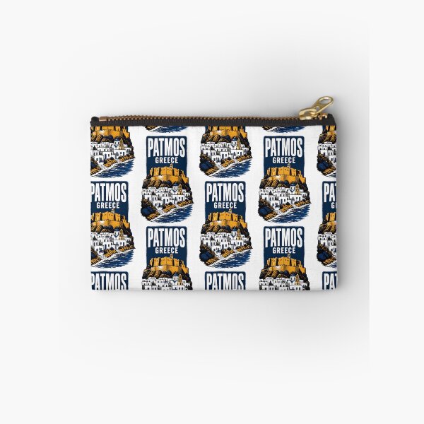 Item preview, Patmos Greece Vintage Travel Poster designed and sold by TravelersGems.