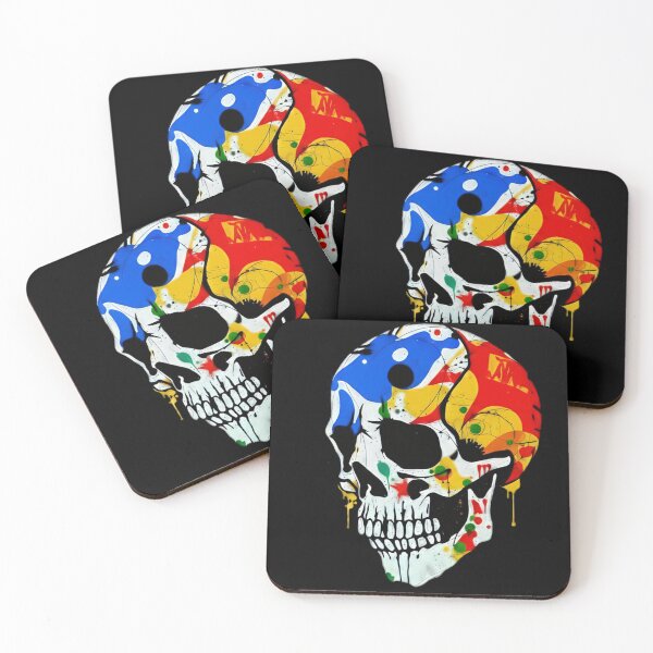 Item preview, Abstract Graffiti Skull Pop Art designed and sold by d2z3rdesignz.