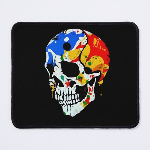 Item preview, Abstract Graffiti Skull Pop Art designed and sold by d2z3rdesignz.