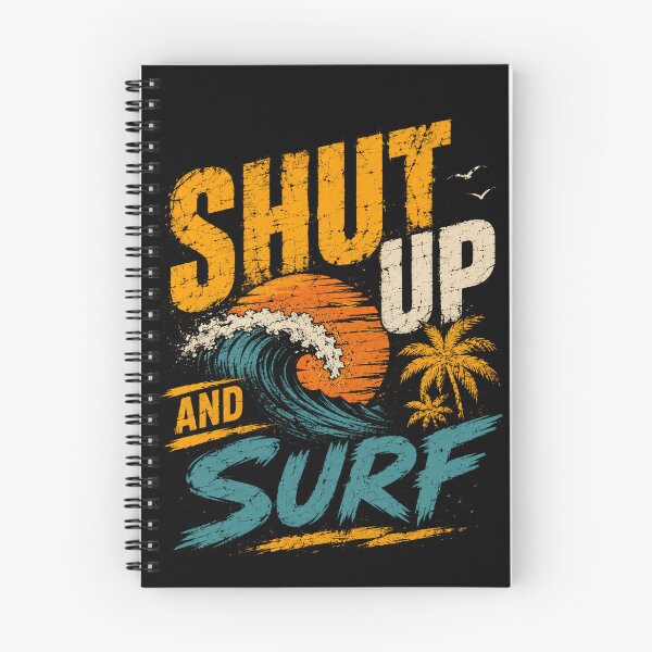 Item preview, Shut Up And Surf Ocean Life Surfer Beach Lover designed and sold by HumansStuck12.