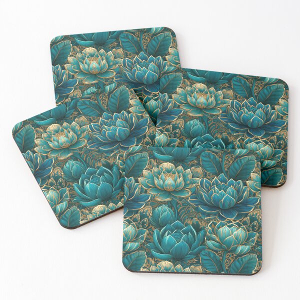 Item preview, Charming Lotus Flower  - Botanical Garden Pattern - Christmas Gifts For Wife designed and sold by RoyalStarsPatts.