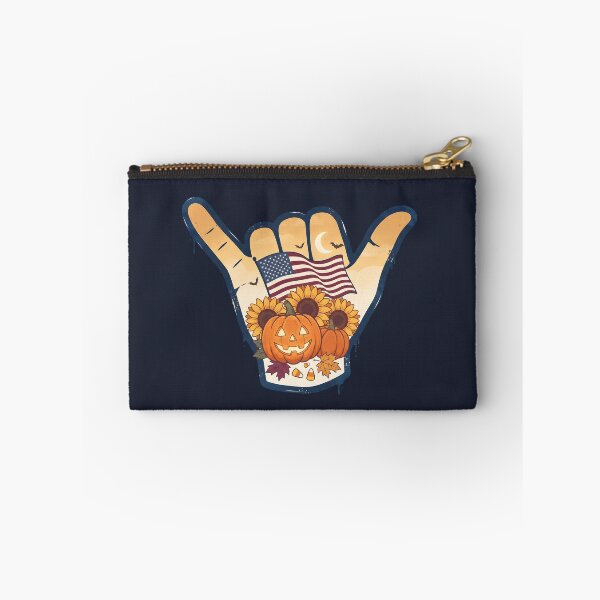 Item preview, Patriotic USA Shaka Flag Pumpkin Sunflower Fall designed and sold by MythicCotton.