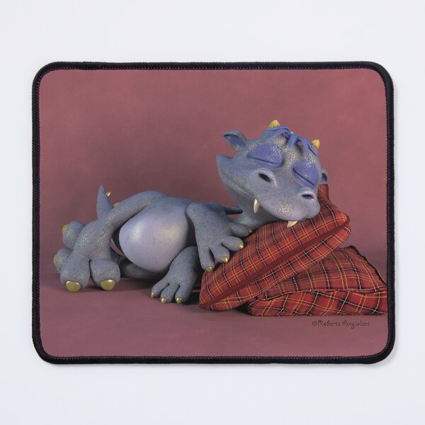 Item preview, Little Dragon lying down Grey designed and sold by Roberta Angiolani.