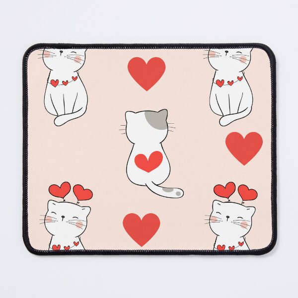 Item preview, Cute Cats and Hearts Seamless Pattern Patterned Dress and Phone Case Design designed and sold by Fatma Creates.