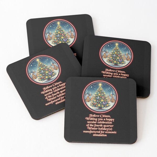 Item preview, Happy Holidays Secular Humor Design designed and sold by Witch Joseph.
