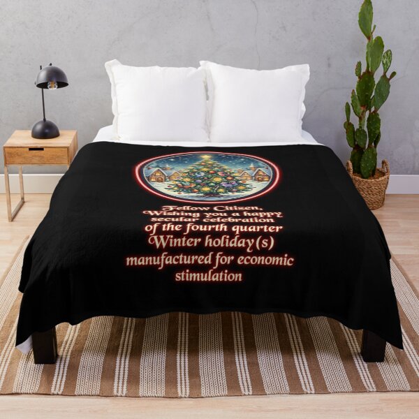 Item preview, Happy Holidays Secular Humor Design designed and sold by Witch Joseph.