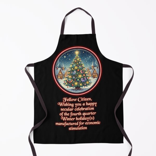Item preview, Happy Holidays Secular Humor Design designed and sold by Witch Joseph.