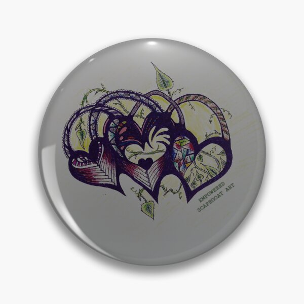 Item preview, Leaf Heart Trio designed and sold by EmpoweredScapegoatArt.