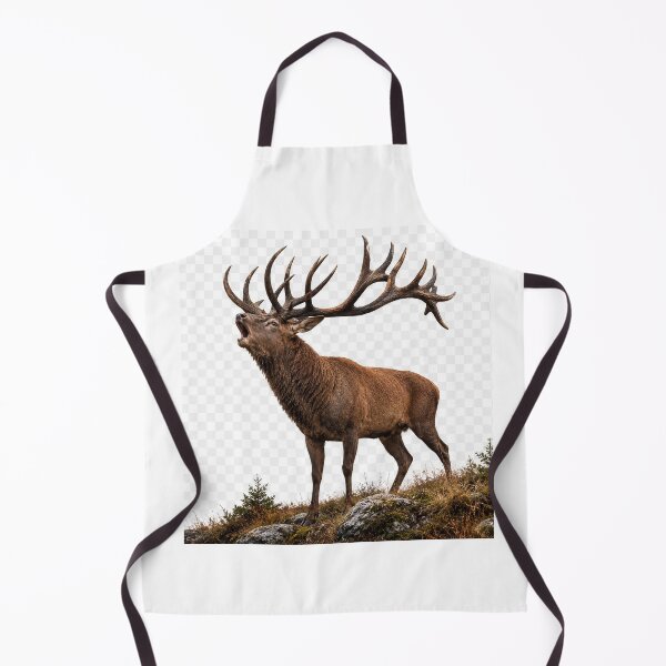 Item preview, Majestic Red Deer Stag During Rut | Wildlife Nature Art | Transparent Background designed and sold by JMDG Studio.