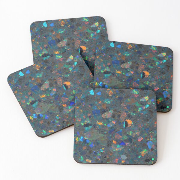 Item preview, Black Precious Opal Gemstone Texture designed and sold by SurfaceCraft Studio.
