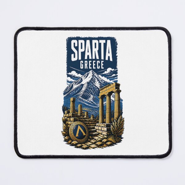 Item preview, Sparta Greece Vintage Travel Poster designed and sold by TravelersGems.
