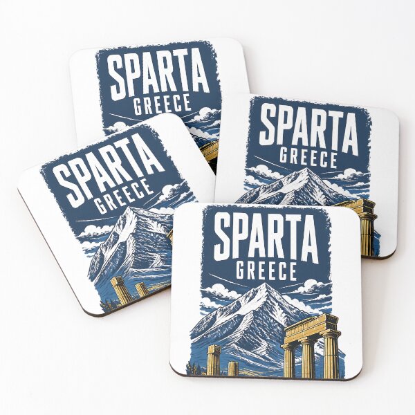 Item preview, Sparta Greece Vintage Travel Poster designed and sold by TravelersGems.