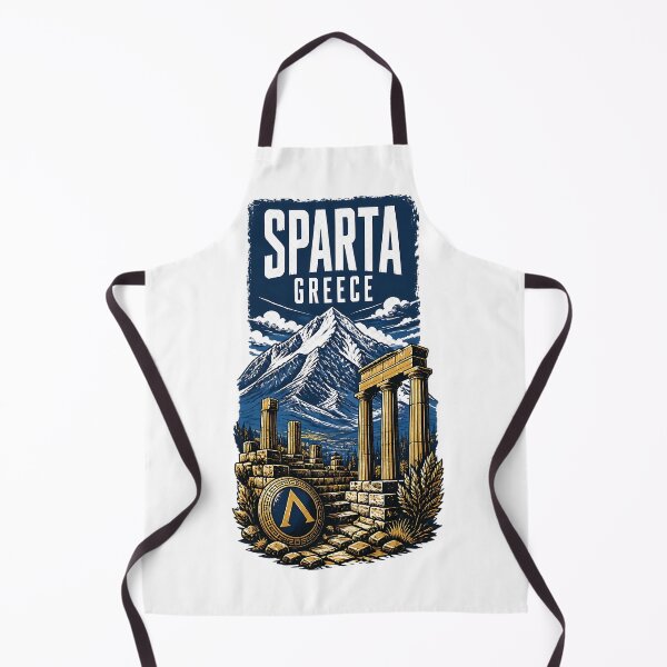 Item preview, Sparta Greece Vintage Travel Poster designed and sold by TravelersGems.