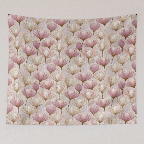 Item preview, Ornamental Lotus Print  - Retro Flower Floral - Dad Fathers Day Gifts designed and sold by RoyalStarsPatts.