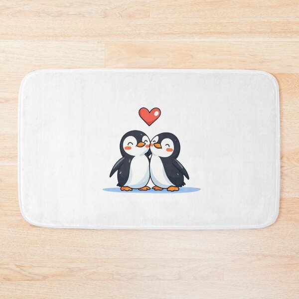 Item preview, Mini Penguin Love Couple Artwork designed and sold by nyxium-art.