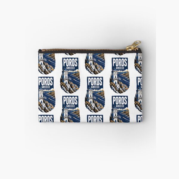 Item preview, Poros Greece Vintage Travel Poster designed and sold by TravelersGems.